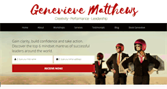 Desktop Screenshot of genevieve-matthews.com